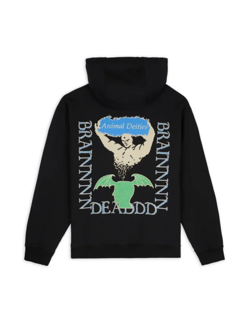 ANIMAL DEITIES HOODIE - BLACK