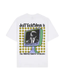 BRAIN DEAD X JEFF GOLDBLUM & THE MILDRED SNITZER ORCHESTRA PLAYS WELL WITH OTHERS T-SHIRT - WHITE