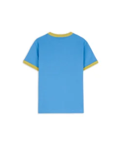 BRAIN DEAD X MINIONS KIDS SHORT SLEEVE RINGER T-SHIRT - BLUE