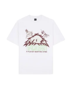 BRAIN DEAD X MUBI THE AFRICAN DESPERATE T-SHIRT - WHITE