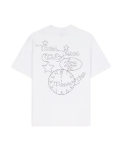 BRAIN DEAD X MURA MASA DEMON TIME T-SHIRT - WHITE