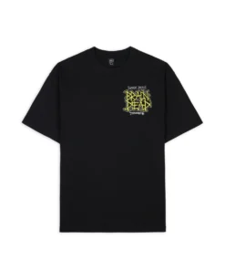 BRAIN DEAD X NAPALM DEATH NUCLEAR SCUM T-SHIRT- BLACK