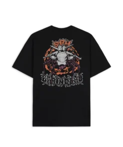 BRAIN DEAD X SPY SOUND & FURY T-SHIRT - BLACK