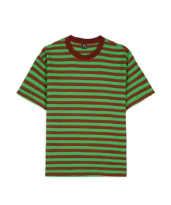 DENNY BLAINE STRIPED T-SHIRT - APPLE_CARAMEL