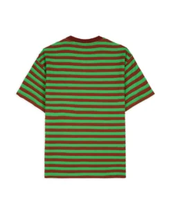 DENNY BLAINE STRIPED T-SHIRT - APPLE_CARAMEL