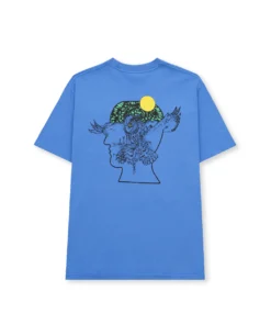 ELECTRIC OWL T-SHIRT - CHINA BLUE