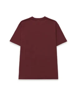 LEOMI SADLER SEMI T-SHIRT - MAROON