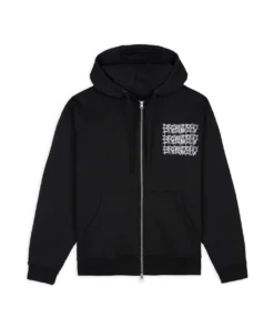 JIBLETS ZIP UP HOODED - BLACK